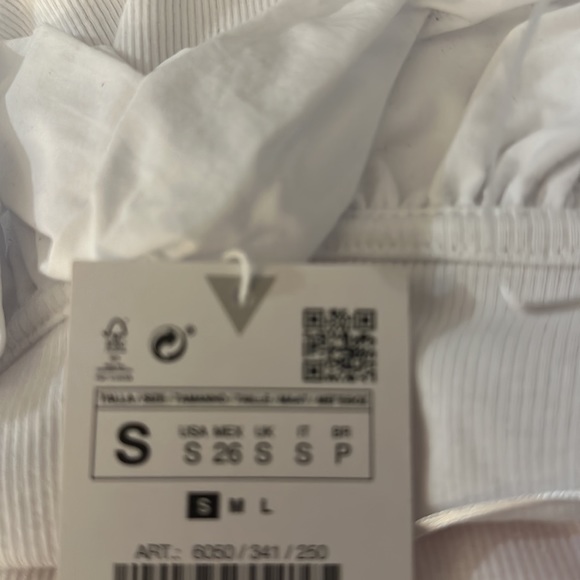 NWT ZARA RUFFLED BODYSUIT - Picture 12 of 12